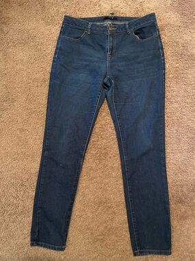 Forever 21 Dark Blue Skinny Jeans - Slim Fit